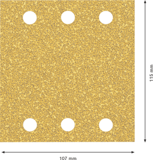 New Genuine Bosch 2608900890 EXPERT C470 Sandpaper For orbital sanders