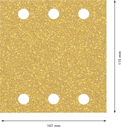 New Genuine Bosch 2608900890 EXPERT C470 Sandpaper For orbital sanders