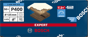 New Genuine Bosch 2608900916 EXPERT C470 Sandpaper For random orbital sanders,