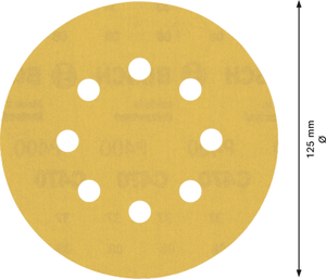 New Genuine Bosch 2608900916 EXPERT C470 Sandpaper For random orbital sanders,