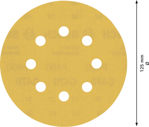 New Genuine Bosch 2608900916 EXPERT C470 Sandpaper For random orbital sanders,
