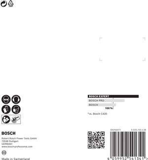 New Genuine Bosch 2608900916 EXPERT C470 Sandpaper For random orbital sanders,