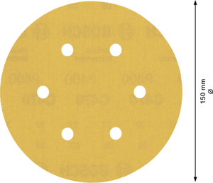New Genuine Bosch 2608900925 EXPERT C470 Sandpaper For random orbital sanders,