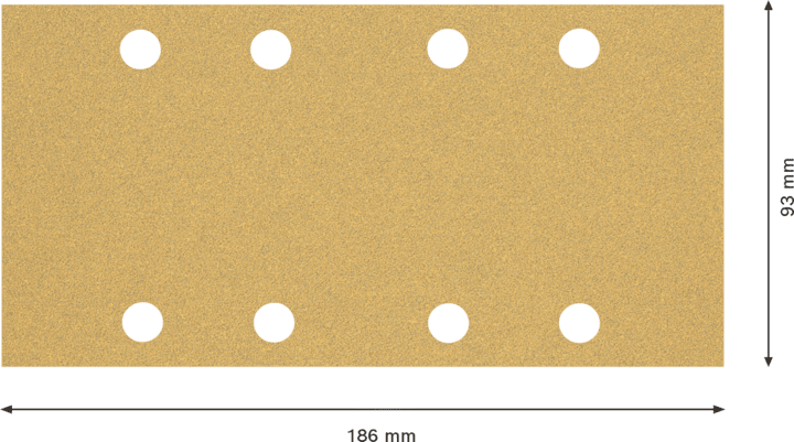 New Genuine Bosch 2608900936 EXPERT C470 Sandpaper For orbital sanders