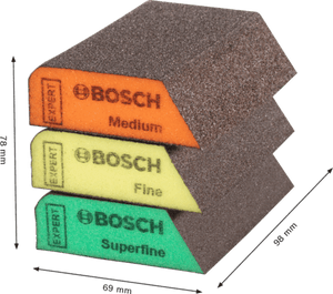 New Genuine Bosch 2608901174 EXPERT Combi Blocks For hand sanding
