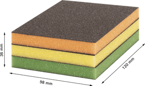 New Genuine Bosch 2608901176 EXPERT Flex Pads For hand sanding