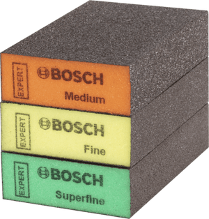 New Genuine Bosch 2608901178 EXPERT Standard Blocks For hand sanding