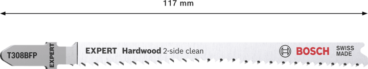 New Genuine Bosch 2608901181 EXPERT Hardwood 2-side clean T308BFP Blades For