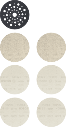 New Genuine Bosch 2608901202 EXPERT M480 Starter Kit For random orbital