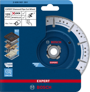 New Genuine Bosch 2608901391 EXPERT Diamond Pipe Cut Wheel