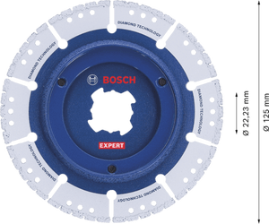 New Genuine Bosch 2608901391 EXPERT Diamond Pipe Cut Wheel