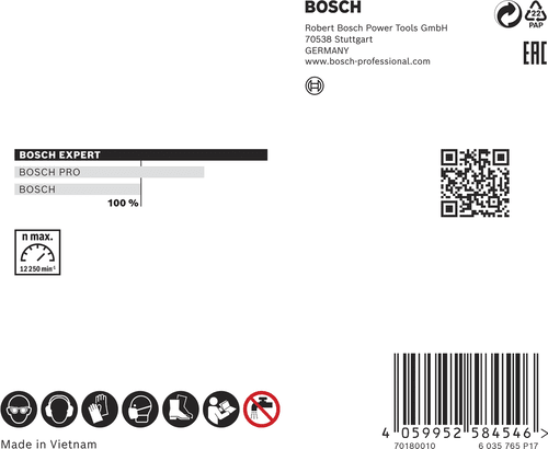New Genuine Bosch 2608901391 EXPERT Diamond Pipe Cut Wheel