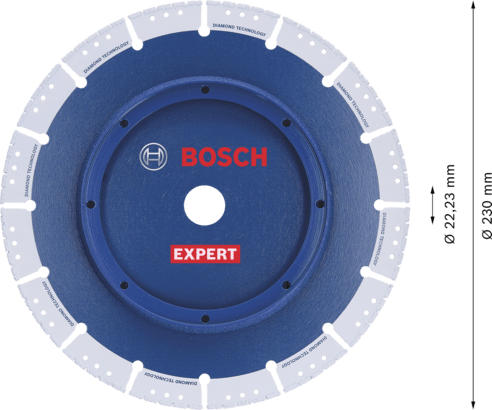 New Genuine Bosch 2608901392 EXPERT Diamond Pipe Cut Wheel