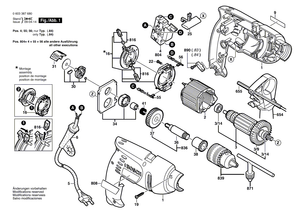 New Genuine Bosch 2609000158 Nameplate