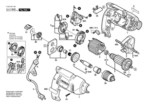 New Genuine Bosch 2609000164 Nameplate
