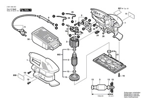 New Genuine Bosch 2609000414 Nameplate