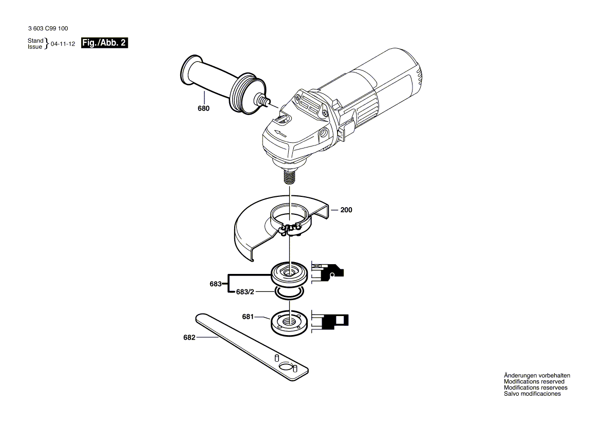New Genuine Bosch 2609000507 Nameplate
