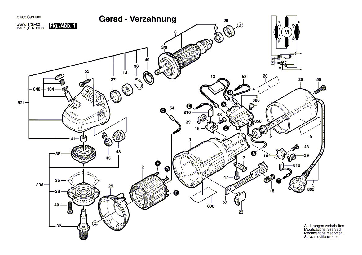 New Genuine Bosch 2609000511 Nameplate