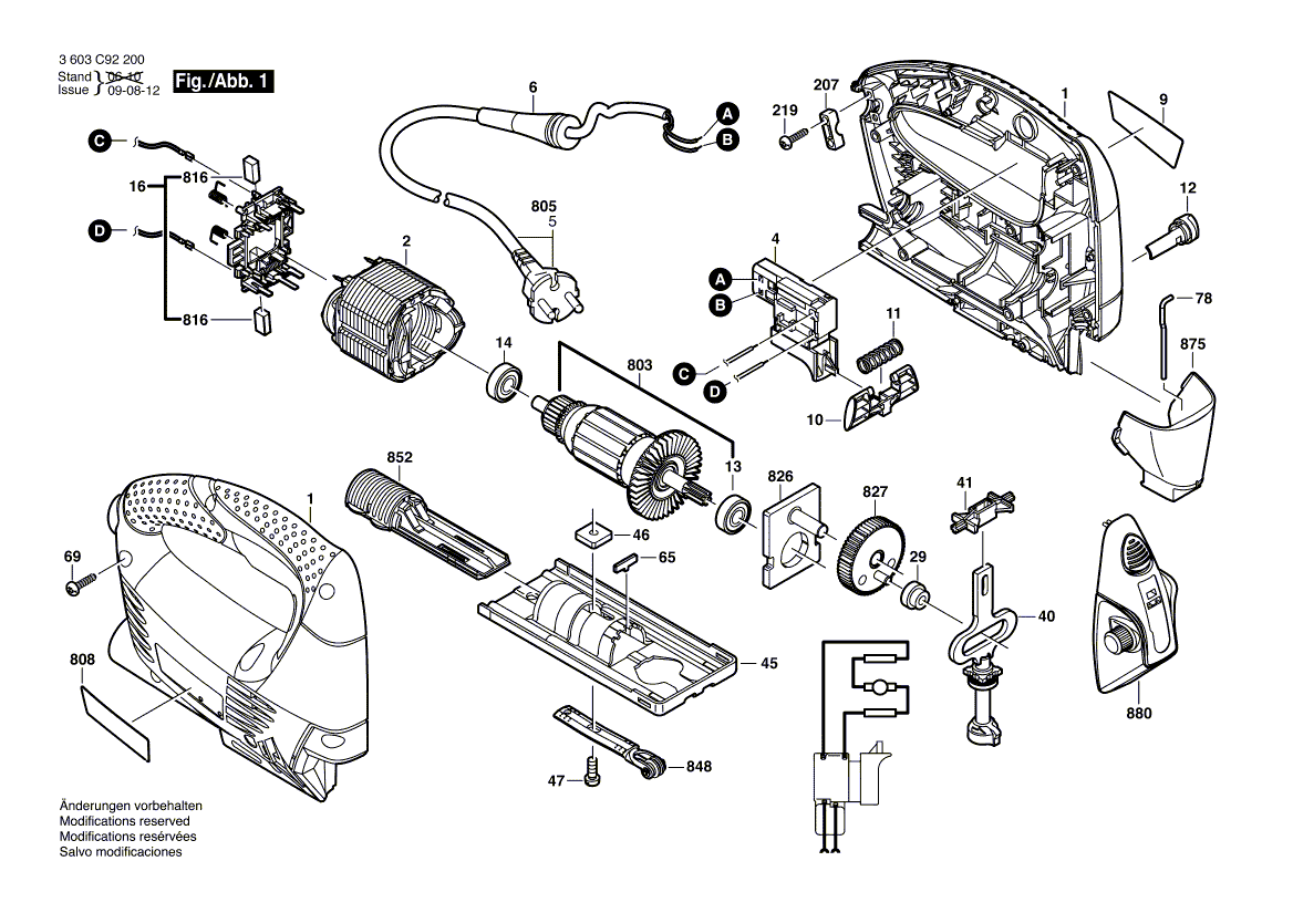 New Genuine Bosch 2609000656 Housing Section