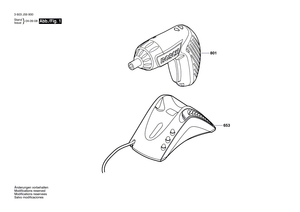 New Genuine Bosch 2609000714 Cordless Screw Driver