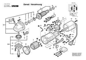 New Genuine Bosch 2609000832 Manufacturer's nameplate