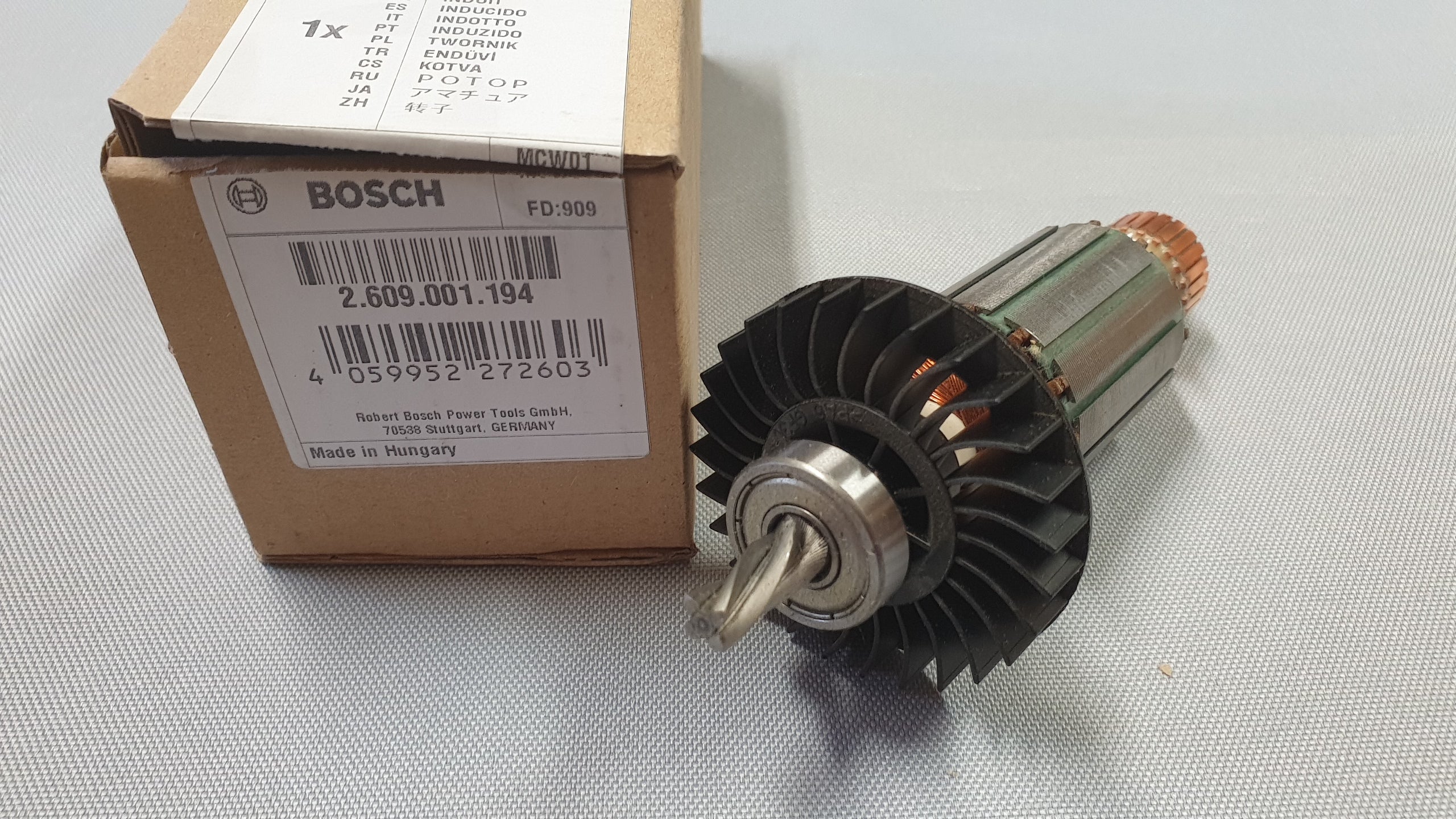 New Genuine Bosch 2609001194 Armature