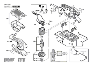 New Genuine Bosch 2609001262 Nameplate