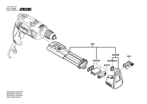New Genuine Bosch 2609001361 Manufacturer's nameplate