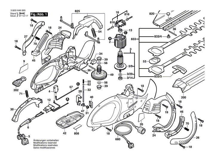New Genuine Bosch 2609001482 Nameplate