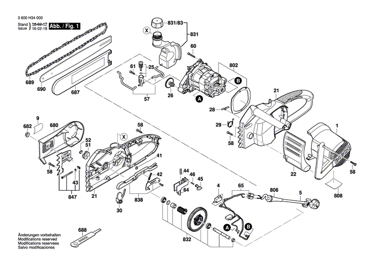 New Genuine Bosch 2609001614 Nameplate