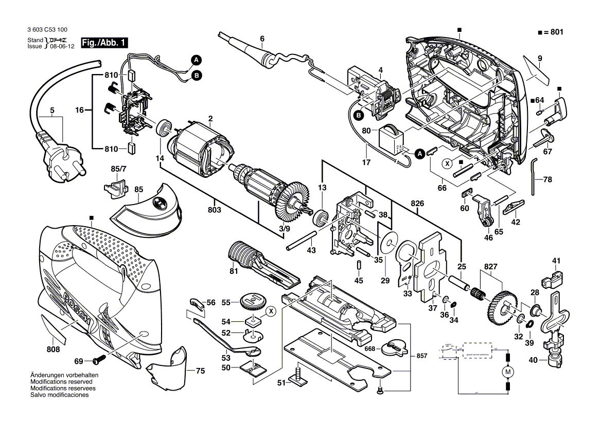 New Genuine Bosch 2609001774 Nameplate