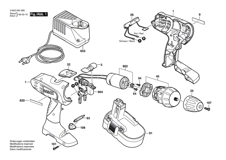 New Genuine Bosch 2609001900 Nameplate