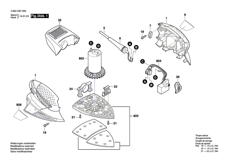 New Genuine Bosch 2609001936 Switch