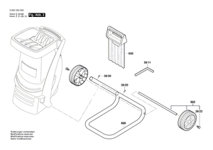New Genuine Bosch 2609001945 Nameplate