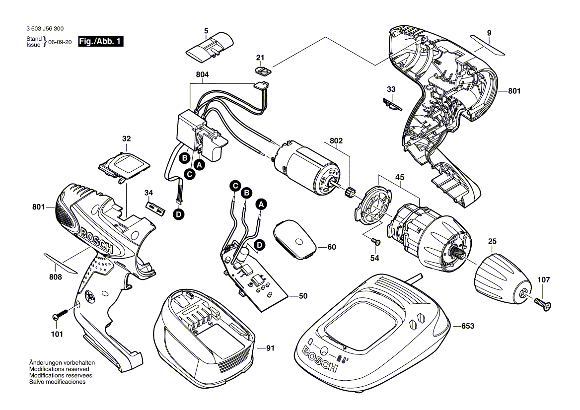 New Genuine Bosch 2609002100 Housing Set