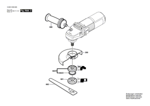 New Genuine Bosch 2609002198 Handle