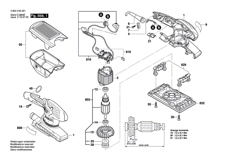 New Genuine Bosch 2609002276 Field