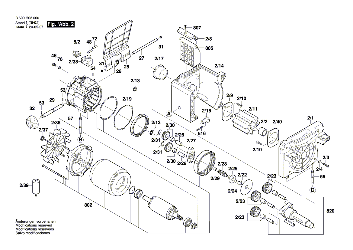 New Genuine Bosch 2609002564 Chute