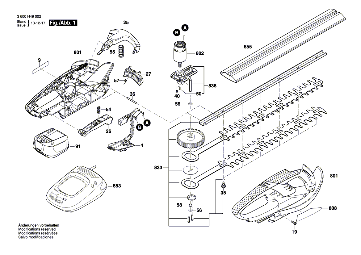 New Genuine Bosch 2609002891 Housing Set