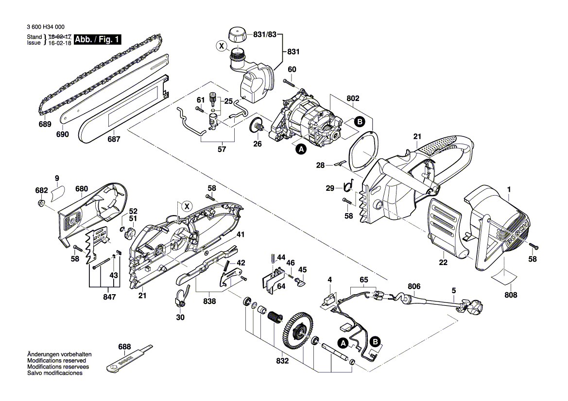 New Genuine Bosch 2609002997 Nameplate