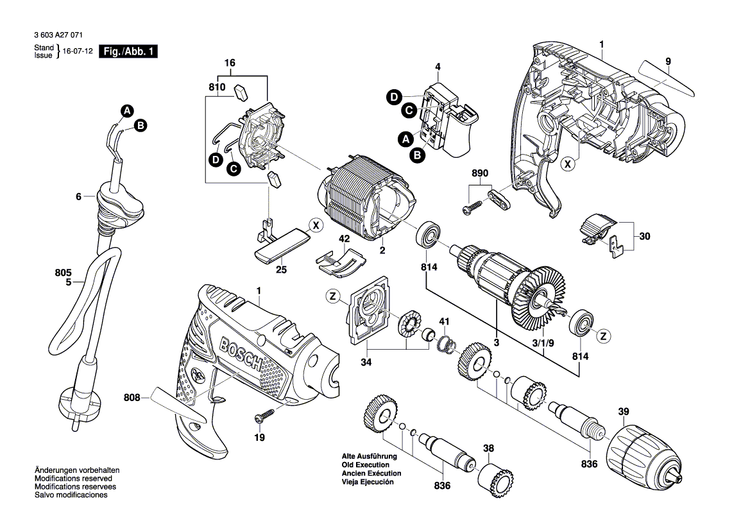 New Genuine Bosch 2609003079 Housing Section