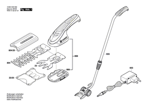 New Genuine Bosch 2609003133 Set of knives