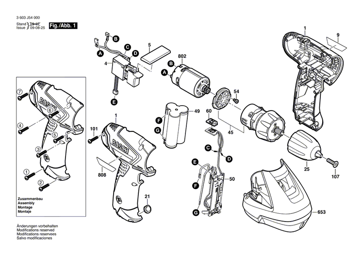 New Genuine Bosch 2609003137 Electronic Assembly