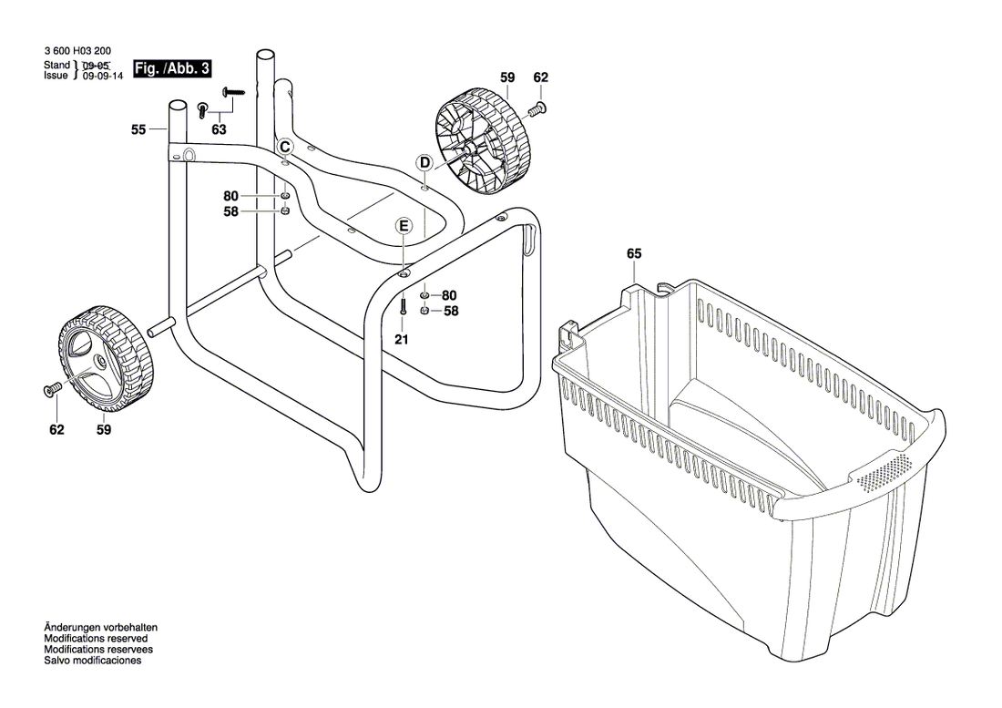 New Genuine Bosch 2609003149 Cable Set