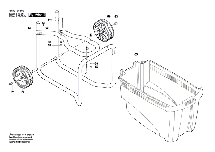 New Genuine Bosch 2609003159 Wheel