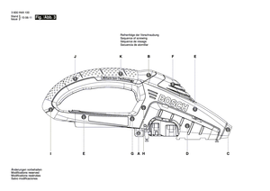 New Genuine Bosch 2609003307 Handle
