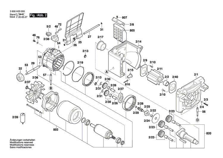 New Genuine Bosch 2609003519 Nameplate