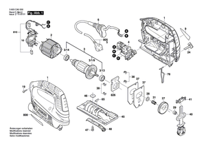 New Genuine Bosch 2609003534 Nameplate