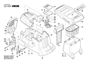 New Genuine Bosch 2609003622 Handle