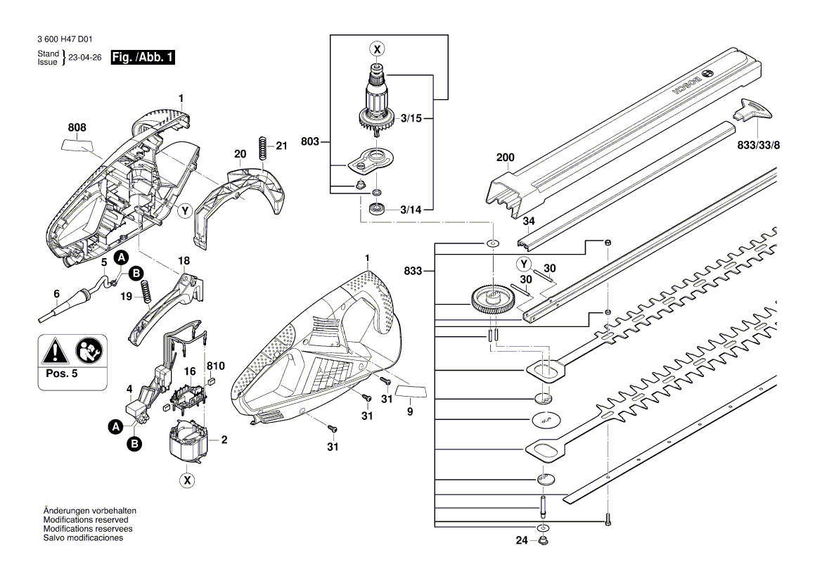 New Genuine Bosch 2609004030 Field